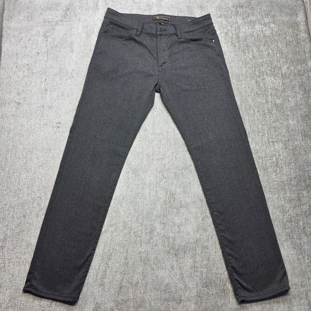 34 Heritage Courage‎ Men Charcoal Grey Mid Rise Straight Leg Jeans 35x32